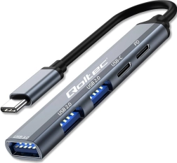 USB‑C hub 5σε1 με PD, USB‑C, USB 3.0 και 2× USB 2.0