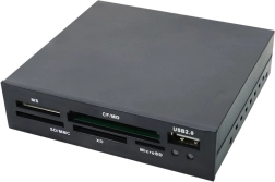 Εσωτερικός αναγνώστης καρτών μνήμης USB 2.0 για θέση 3,5″