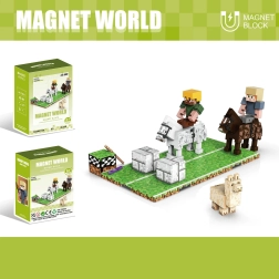 Κατασκευαστικό σετ Magnet World Ιππασία