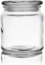 Γυάλινο δοχείο τροφίμων 580 ml με καπάκι