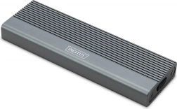 Αλουμινένια θήκη USB‑C 3.1 Gen 2 για SSD M.2 NVMe και SATA, εγκατάσταση χωρίς εργαλεία