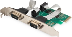 Ελεγκτής σειριακής θύρας RS232 PCIe, 2x DB9, chipset ASIX99100