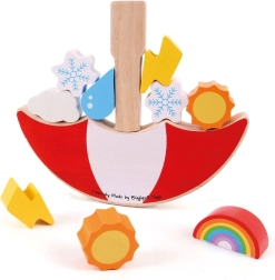 Ξύλινο παιχνίδι ισορροπίας Καιρός BIGJIGS TOYS