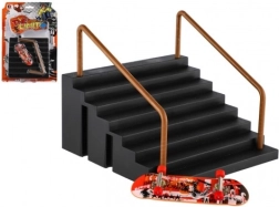 Δαχτυλοσκέιτμπορντ με σκαλοπάτια και κουπαστή 9 εκ.