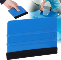 Πλαστική σπάτουλα με τσόχα για εφαρμογή μεμβρανών 12,5 × 8 cm