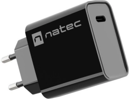 Φορτιστής πρίζας NATEC Ribera 1× USB‑C 20 W μαύρος