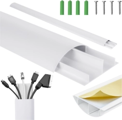 Καλωδιοταινία κάλυψης για καλώδια, λευκή αλουμινένια