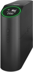 Εφεδρικό τροφοδοτικό APC Back-UPS Pro 2200VA/1320W, tower, 230 V, 4× Schuko και 2× IEC C13, RGB, καθαρό ημίτονο, μαύρο