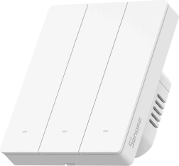 Sonoff ZBM5 τρικάναλος επιτοίχιος διακόπτης αφής Zigbee