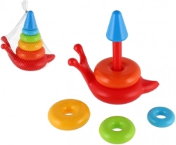 Πολύχρωμη συναρμολογούμενη πυραμίδα για παιδιά