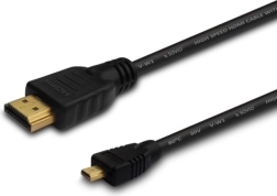 Καλώδιο HDMI σε micro HDMI 1 m μαύρο