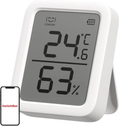 Έξυπνο θερμόμετρο και υγρόμετρο SWITCHBOT Meter Plus με οθόνη 3"