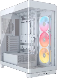 Κουτί υπολογιστή mid-tower με πανοραμικό γυαλί 4500x lx-r rgb λευκό