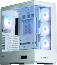 Λευκό κουτί Mid-Tower με 4x ανεμιστήρες ARGB