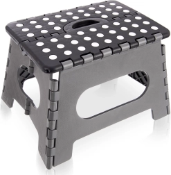 Αναδιπλούμενο αντιολισθητικό σκαμπό 32 × 25 × 22 cm, αντοχή έως 150 kg