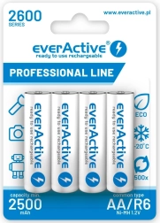 Επαναφορτιζόμενες μπαταρίες AA R6 2600 mAh – σετ 4 τεμ.