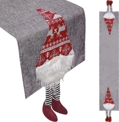 Χριστουγεννιάτικο τραπεζομάντηλο με ξωτικά