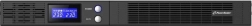 UPS PowerWalker line‑interactive 500 VA 1U για rack 19" με LCD και USB HID/RS‑232, 4× IEC