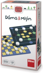 Dino ταξιδιωτική ντάμα και μύλος