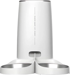 Αυτόματη ταΐστρα για ζώα Rojeco 4 l με διπλό μπολ