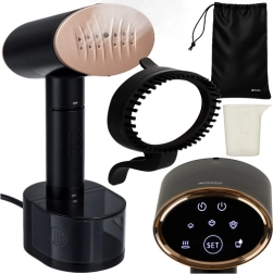 Ατμοκαθαριστής ρούχων 2000 W μαύρος RUHHY με οθόνη αφής