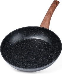 Γρανιτένιο τηγάνι Black & Wood 24 cm