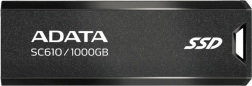 Εξωτερικός SSD δίσκος ADATA SC610 1000GB USB3.2 Gen2 μαύρος