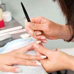 Σετ λεπτών πινέλων για nail art 5 τεμ.
