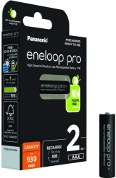Επαναφορτιζόμενες μπαταρίες ENELOOP PRO AAA 930 mAh (2 τεμ.)