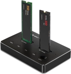 Σταθμός σύνδεσης για SSD M.2 | NVMe | SATA | USB-C | Διπλός 2 x 2TB