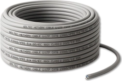 Καλώδιο UTP CAT6, χάλκινο Cu, 1 Gb/s, 100 m, γκρι