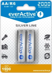 Επαναφορτιζόμενες μπαταρίες AA R6 2000 mAh Ready To Use, 2 τεμ.