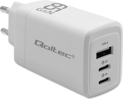 Φορτιστής GaN 65W Λευκός