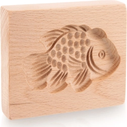 Ξύλινη φόρμα για μπισκότα ψάρι 10 × 8 cm