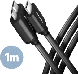 Καλώδιο Micro-B USB σε USB-C 3.2 Gen 1 1m 3A ALU PVC