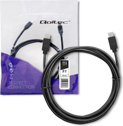 Καλώδιο USB-C σε USB-C για μεταφορά δεδομένων και φόρτιση, 3 m, μαύρο
