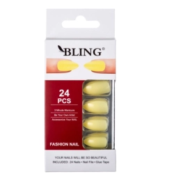 Τεχνητά νύχια Tipsy BLING Fashion Nail – κίτρινα