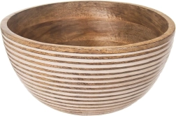 Ξύλινο μπολ από ξύλο μάνγκο 25 cm, 3 l