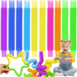 Kruzzel αισθητηριακοί POP σωλήνες Montessori αντιστρές - σετ 10 τεμαχίων