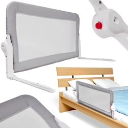 Προστατευτικό κάγκελο κρεβατιού 120 cm γκρι