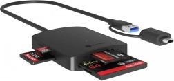 Αναγνώστης καρτών 4σε1 USB Type-C + A