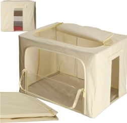 Υφασμάτινος οργανωτής ντουλάπας με σκελετό 100 l