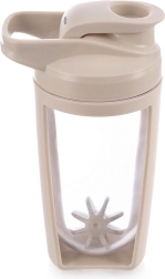 Σέικερ από τριτάν με μπίλια ανάμειξης 700 ml, μπεζ, ORION
