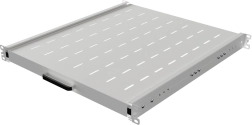 Συρόμενο ράφι για rack 19" 1U, 500 mm, γκρι