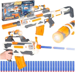 Αρθρωτό αφρώδες blaster 4 σε 1 με 30 βελάκια