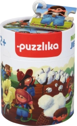 Puzzlika Παραγωγή τζιν – εκπαιδευτικό παζλ ιστορίας για παιδιά, 15 κομμάτια