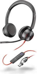Ακουστικά Poly Blackwire 8225 Stereo USB-C/A για Microsoft Teams