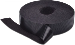 Αυτοκόλλητη ταινία velcro DIGITUS για καλωδίωση, 20 mm, ρολό 10 m, μαύρη