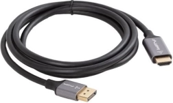 Καλώδιο DisplayPort σε HDMI 1,8 m 4K μαύρο-ασημί