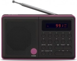 Ραδιόφωνο Pliszka USB FM μαύρο